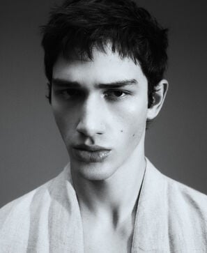 European linen wrap kimono jacket