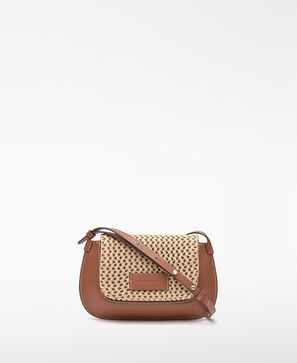 Mini bandolera Dorna textura rafia