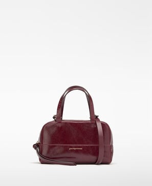 Ori&oacute;n leather mini bowling bag