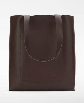 Shopper avec poche Cuir Non Cuir