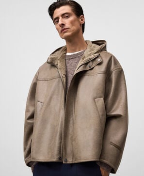 Casaco oversize Pele Não Pele para homem