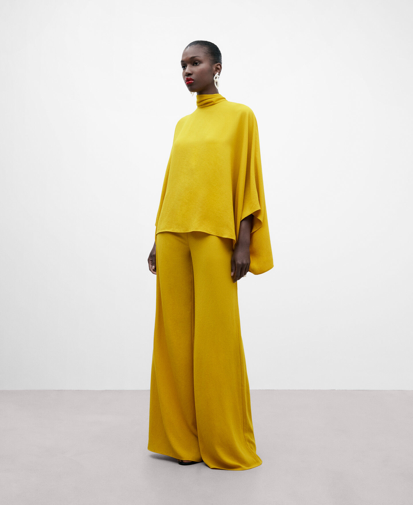Pantalon deals palazzo jaune