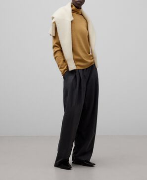 Merino wool turtleneck sweater woman
