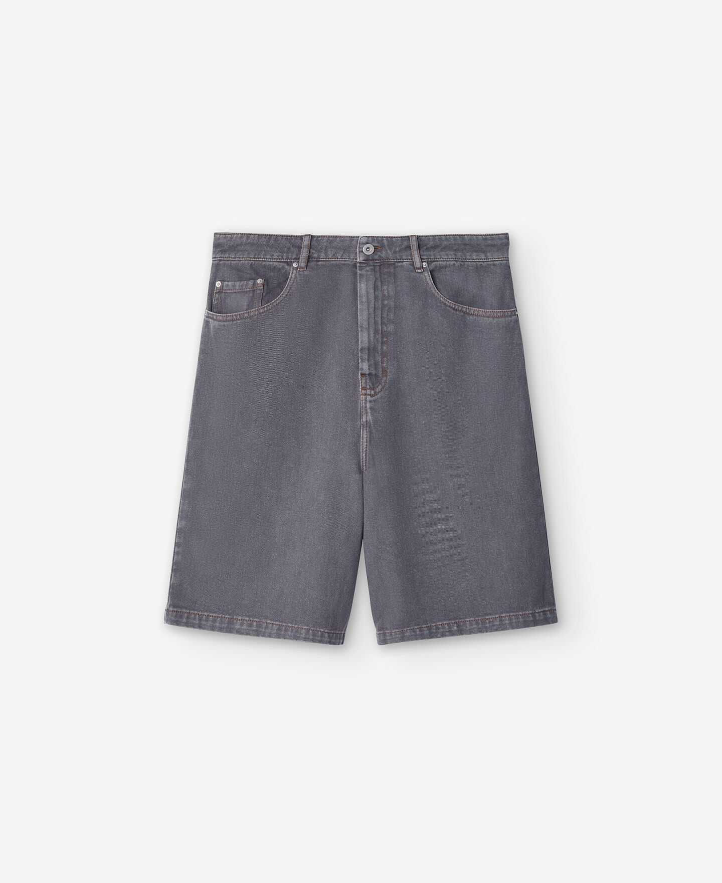 Grey shorts denim sale