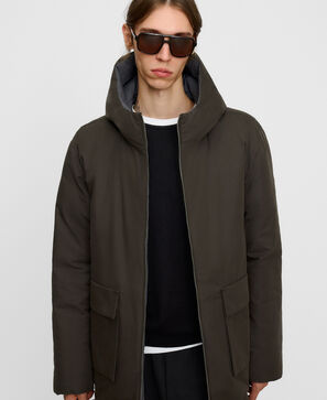 Reversible padded coat