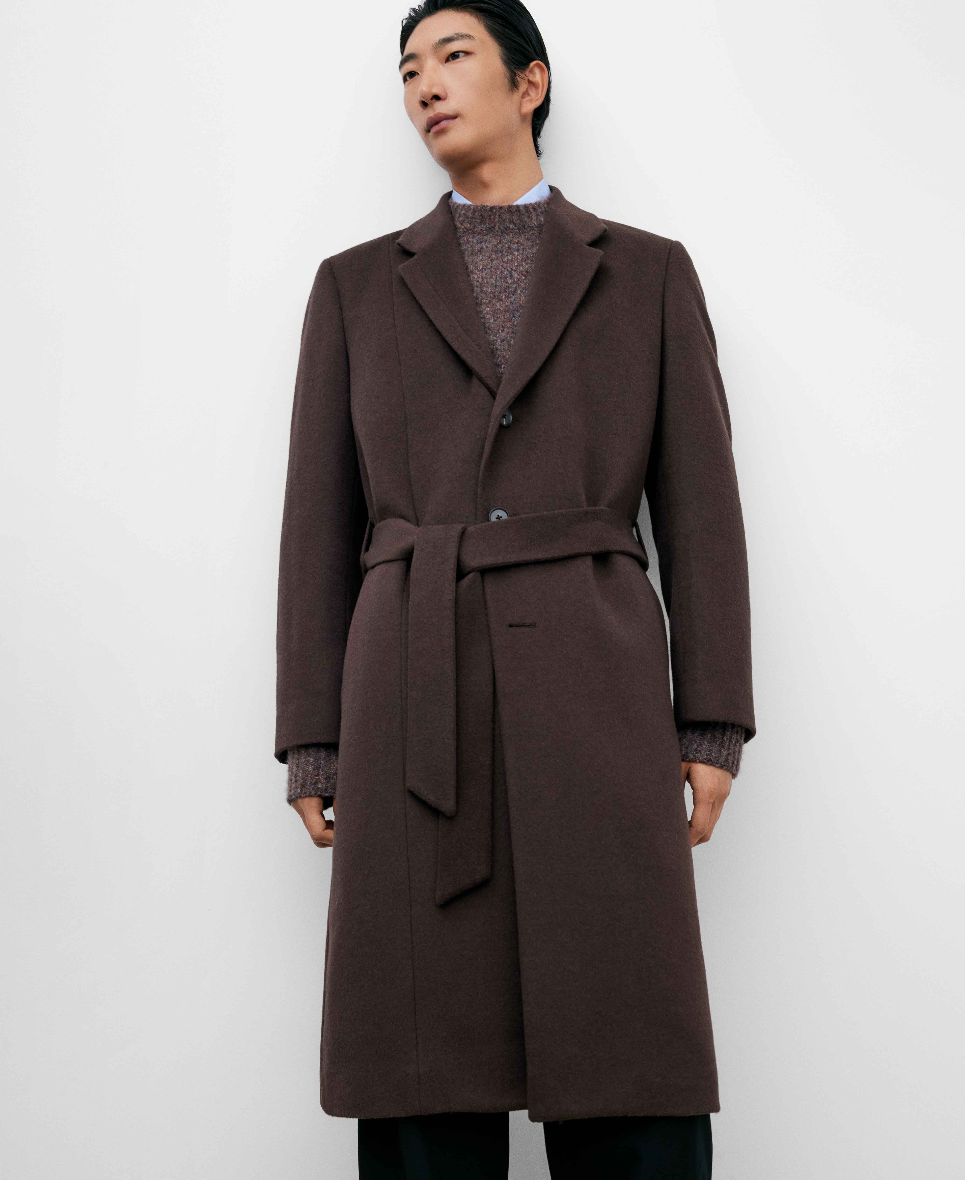 Mens discount wool outerwear