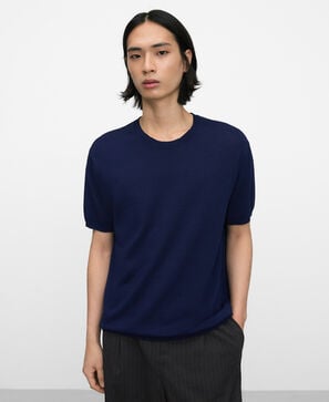 Relaxed fit knit T-shirt