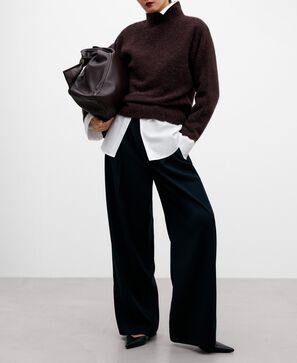 Perkins collar sweater for women