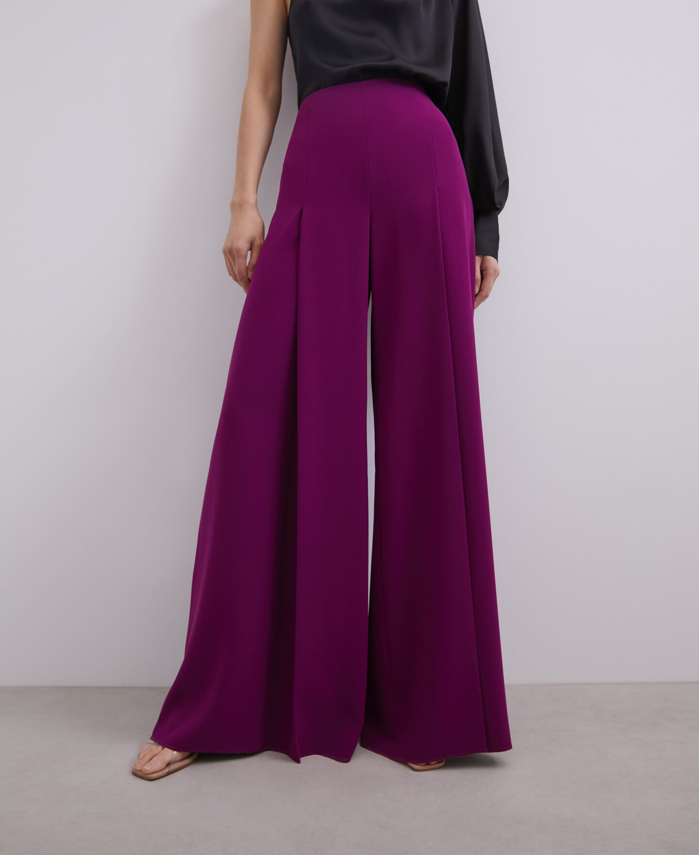 Pantalon palazzo adolfo dominguez clearance