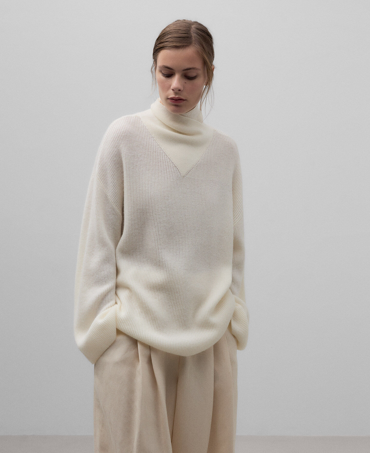 Sweater over turtleneck new arrivals