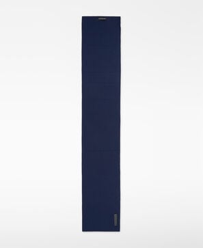 Cotton plain-knit scarf