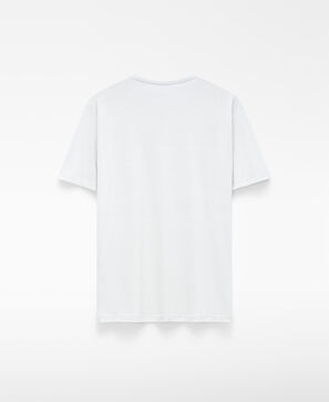 T-shirt regular fit em lyocell e algod&atilde;o
