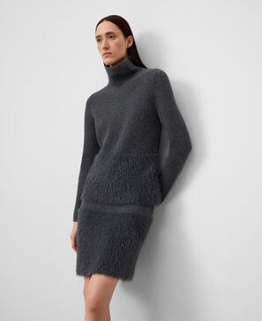 Jersey punto efecto pelo mujer