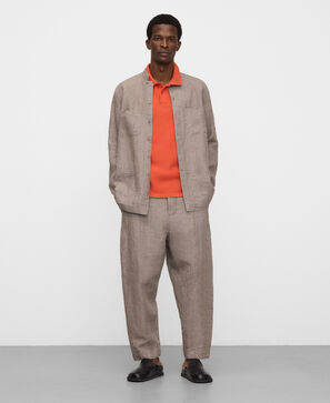 Regular fit organic cotton piqu&eacute; polo