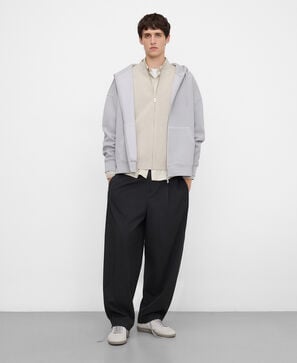 Cárdigan punto cremallera hombre