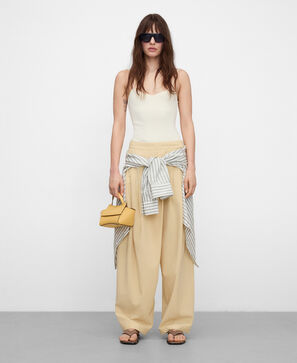 Body aus Strick mit Tr&auml;gern