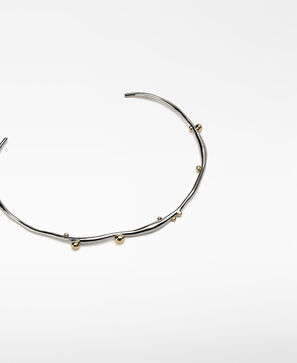 Organic-shaped irregular choker
