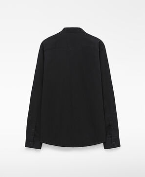 Camisa regular fit cuello mao algod&oacute;n