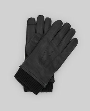 Guante piel responsable hombre