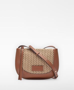 Raffia texture Dorna crossbody