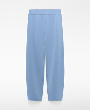 Pantalon barrel fit en maille