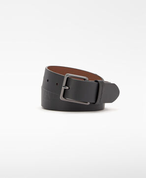 Leather engraved logo belt