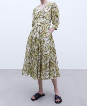 Cotton printed dress