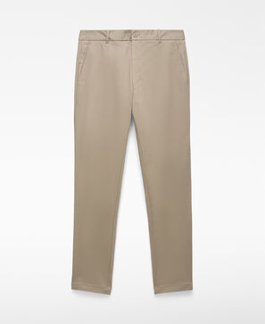 Cotton slim fit chino trousers
