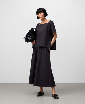 Top relaxed fit tejido rayas mujer