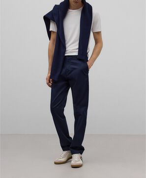 Slim fit chino trousers man