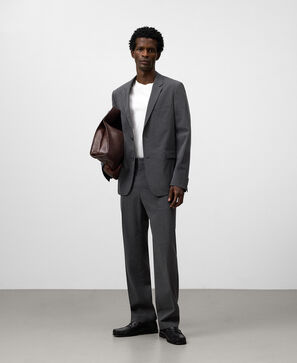 Regular fit tailored trousers man
