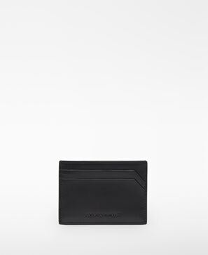 Braided leather card holder