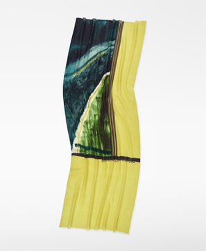 Chal estampado lana merino mujer