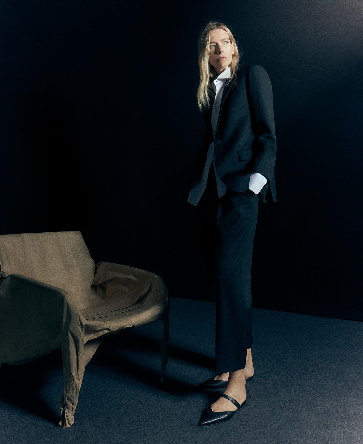 Blazer cintré noir hotsell femme