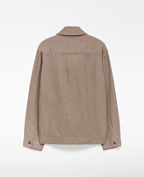 Linen flowy worker jacket