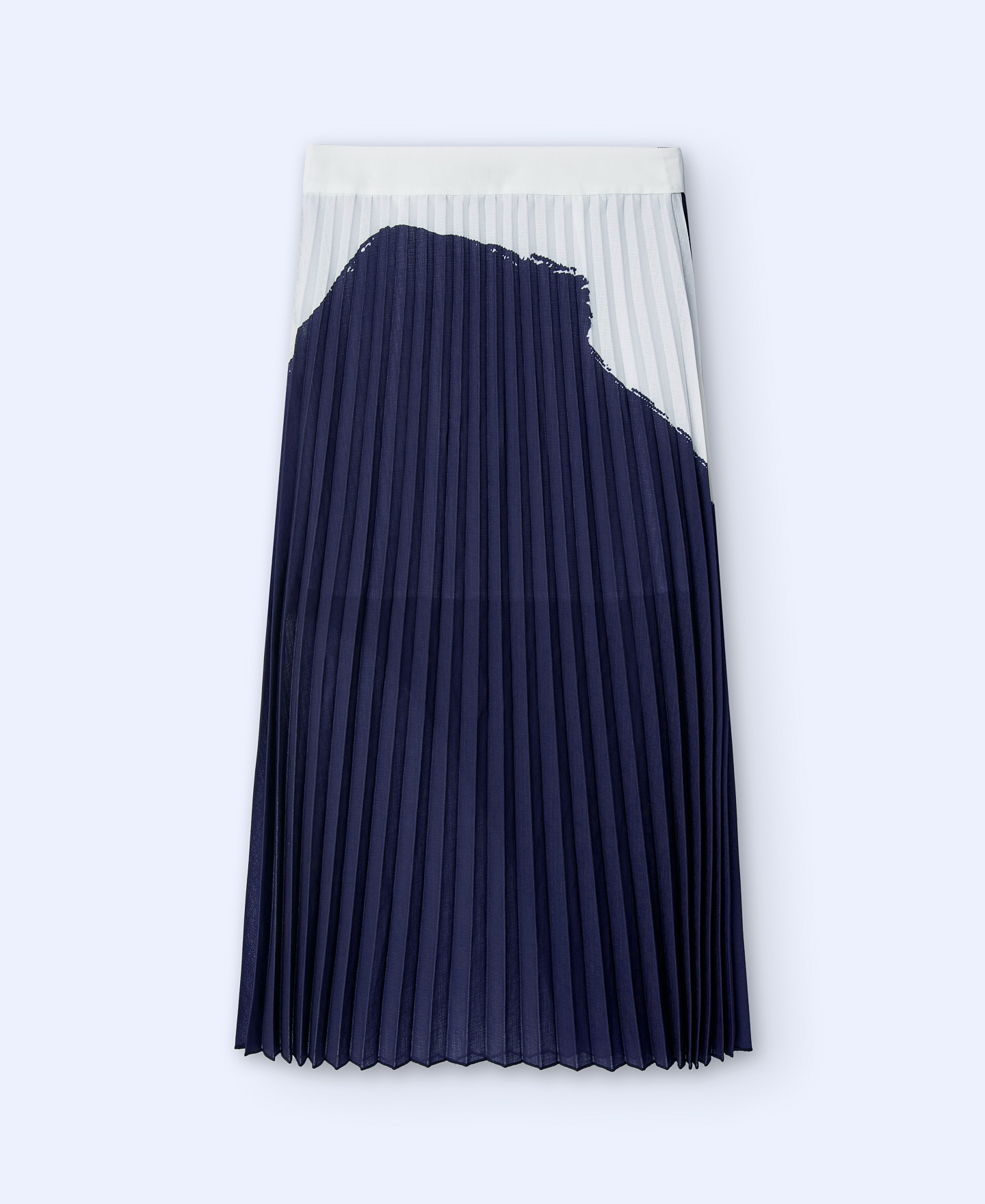 Soleil pleated long skirt image number 5