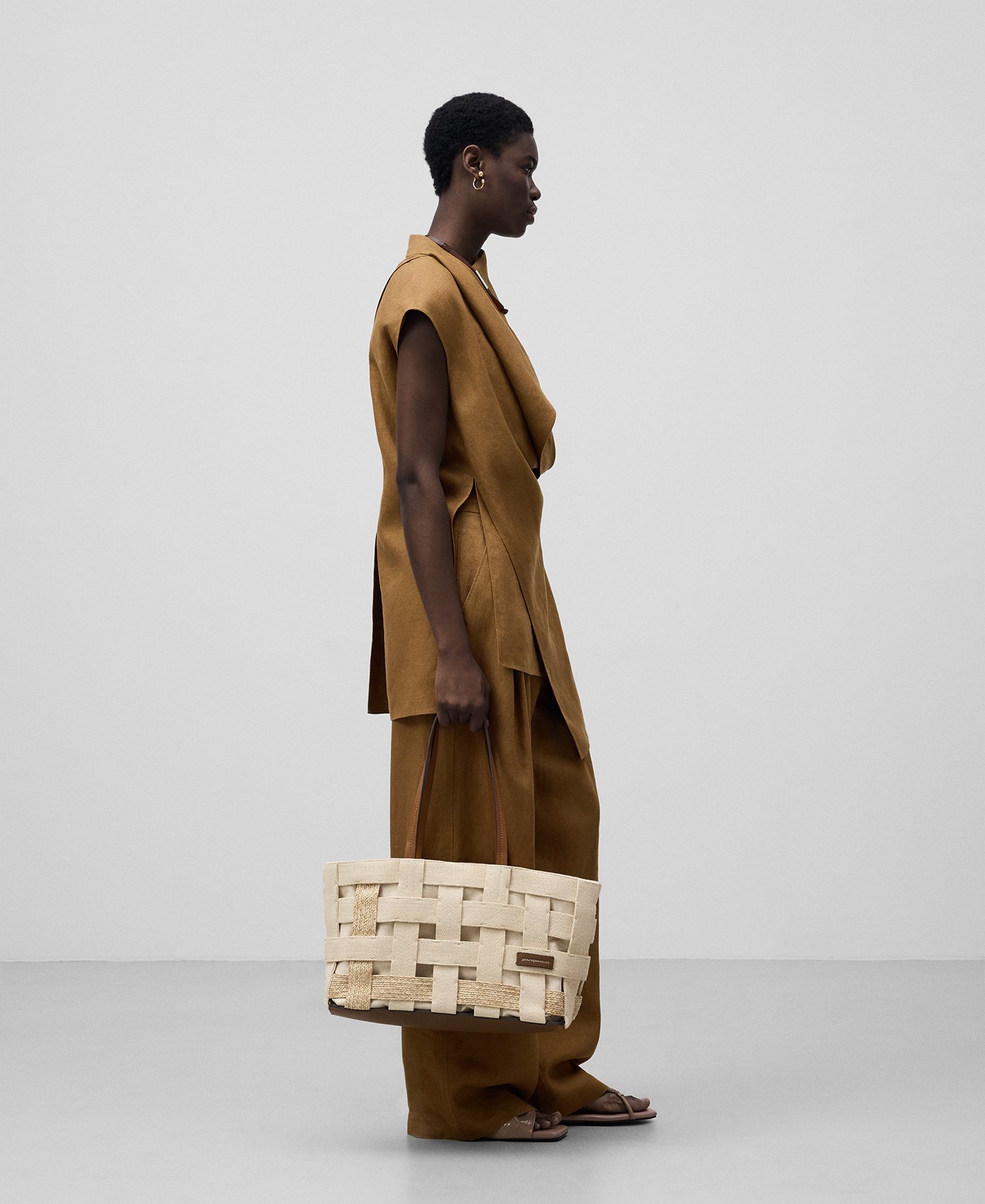 Sac cabas Horizonte en coton femme image number 4