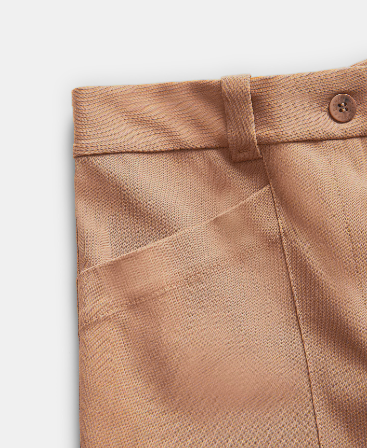 High-waist straight trousers in cotton image number 6