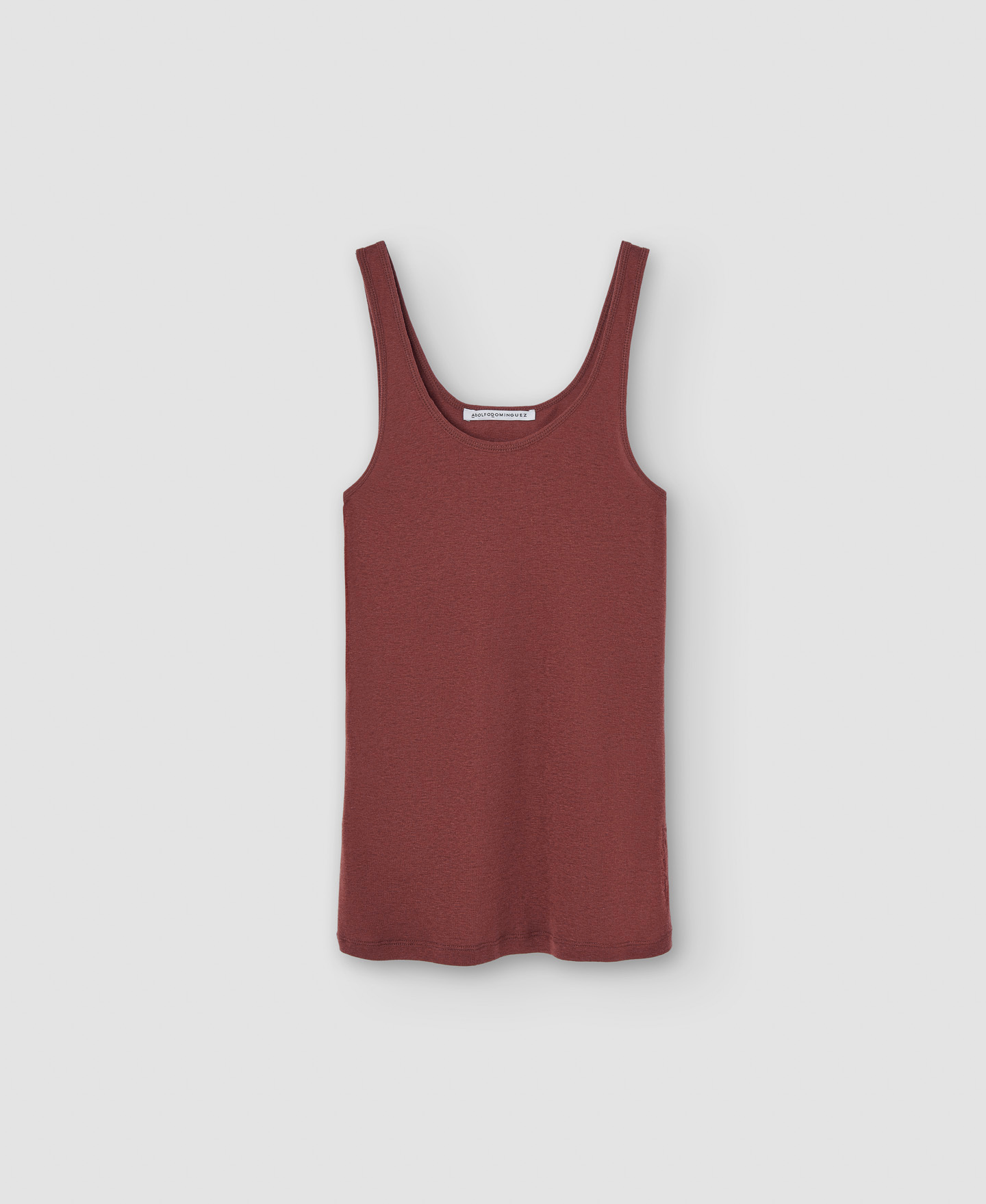 Camiseta tank en lyocell image number 4