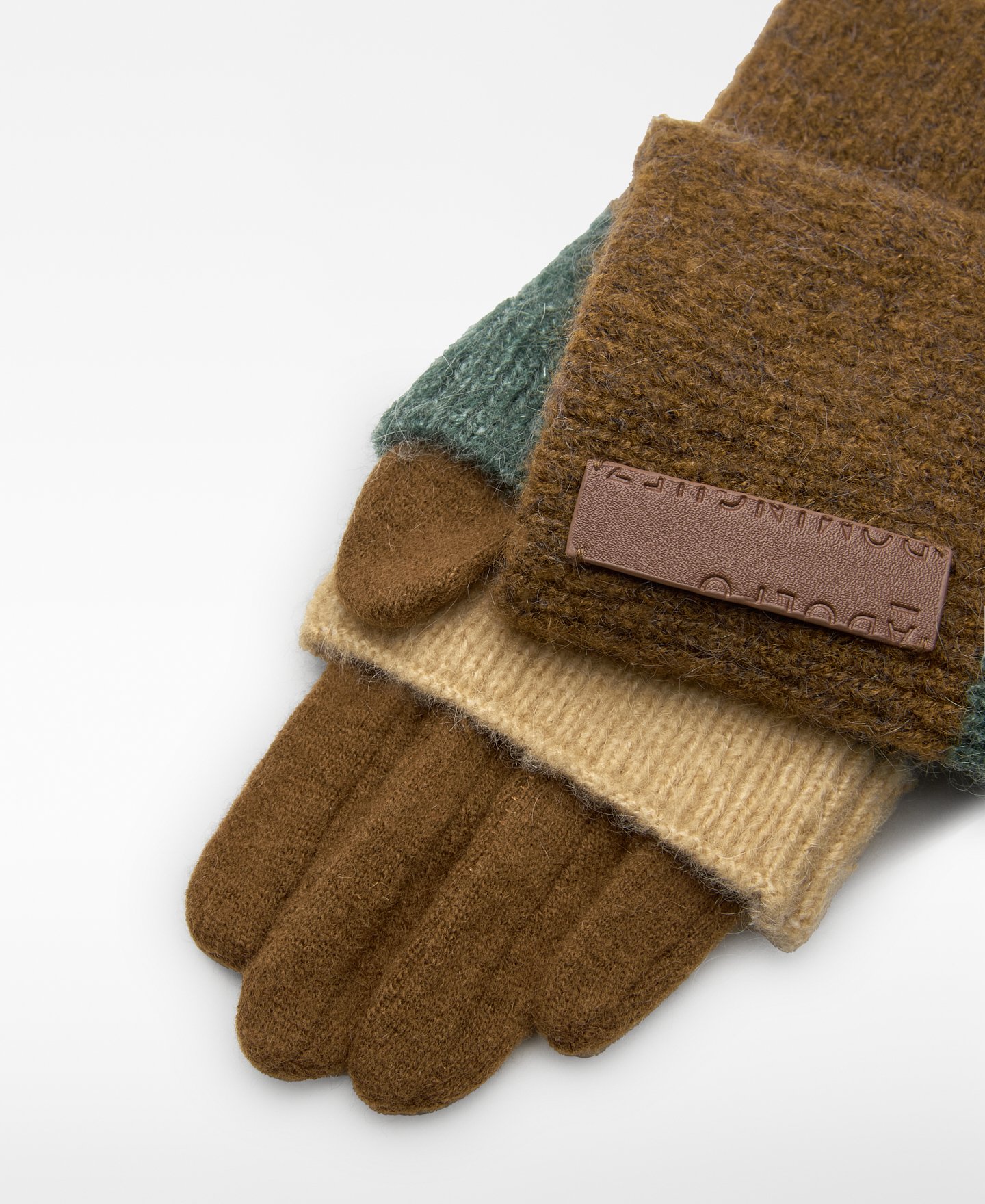 Guantes convertibles punto mujer image number 1