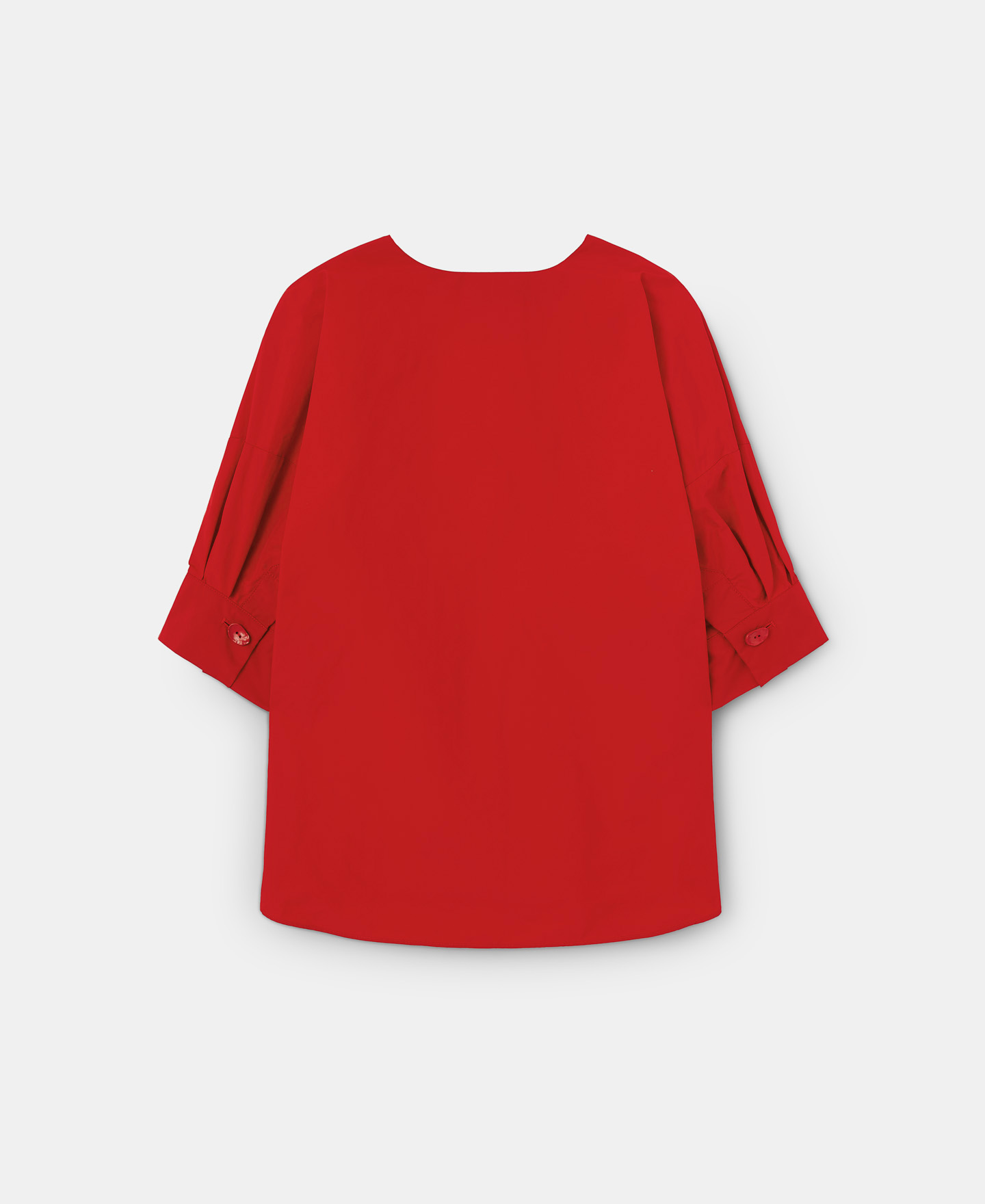 Fluid puffed sleeve shirt image number 5