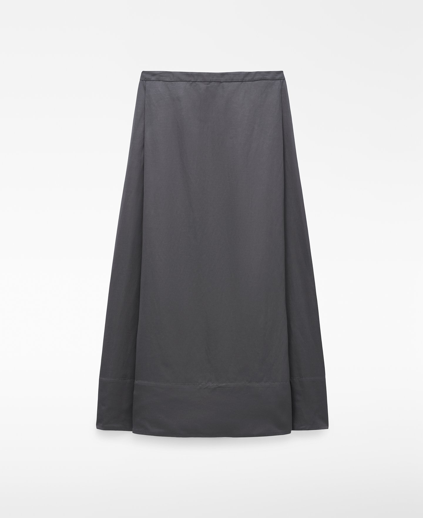 Pleated A-line midi skirt image number 4