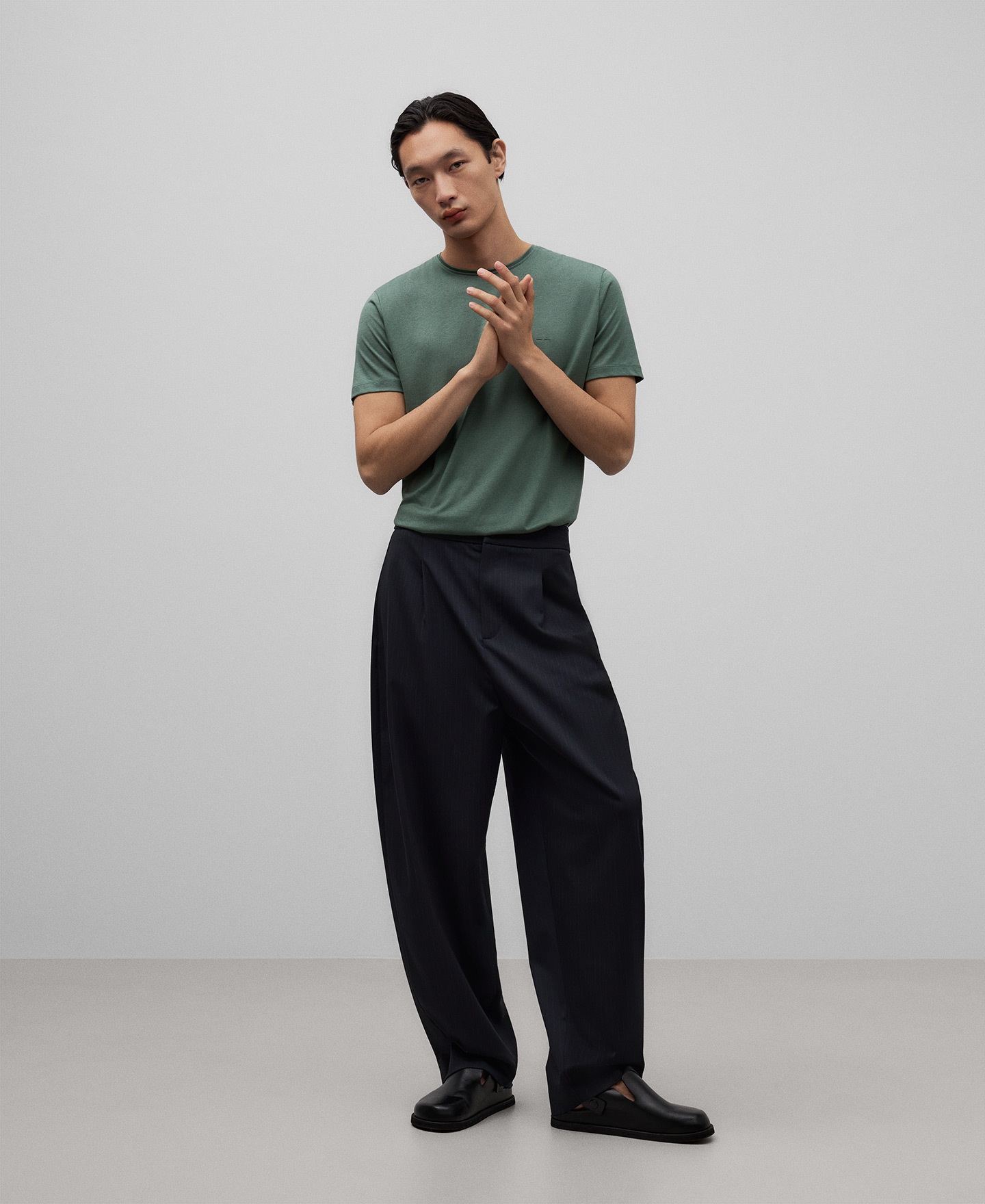 Camiseta lyocell y algod&oacute;n hombre image number 1