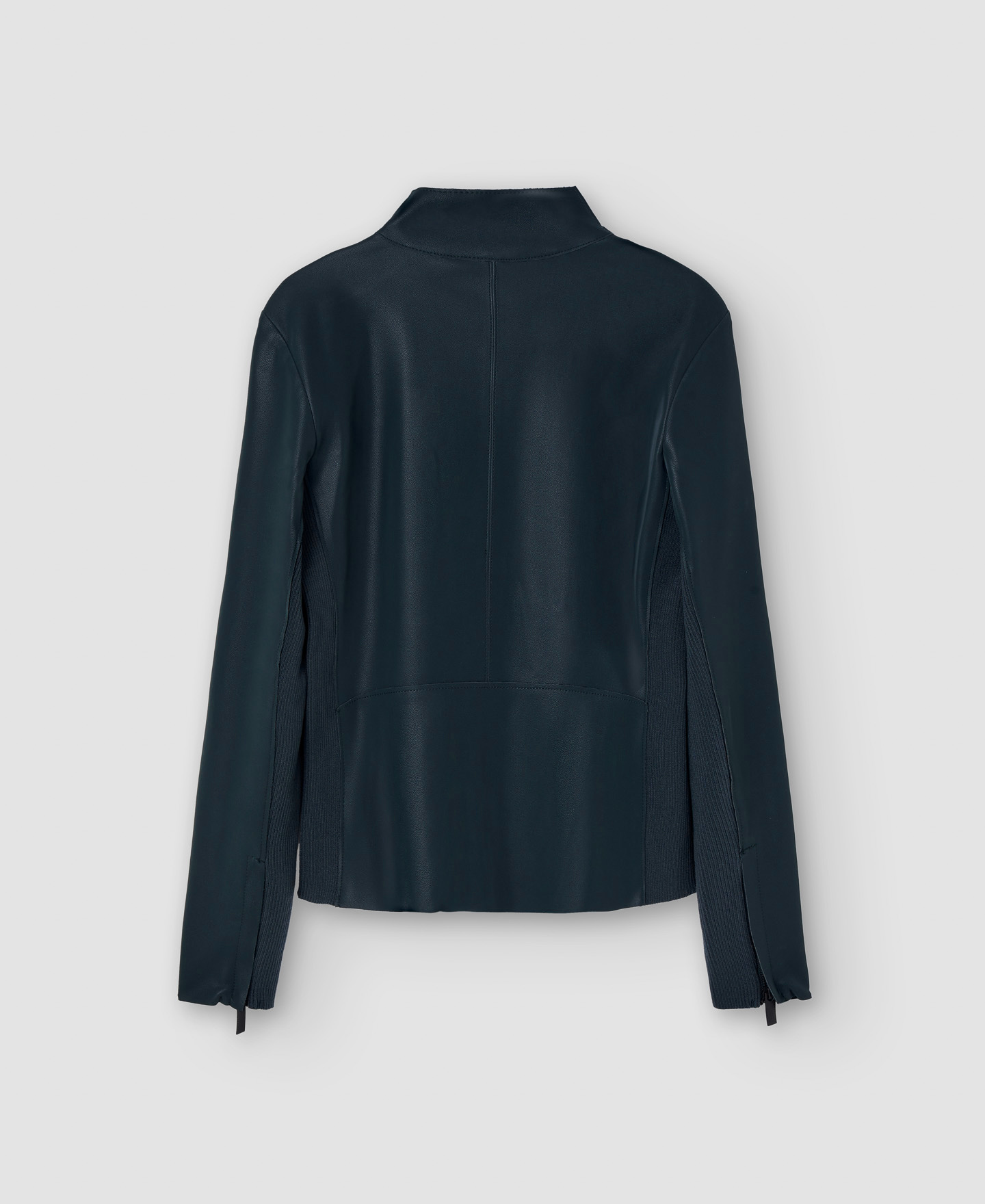 Chaqueta biker en textura piel image number 5