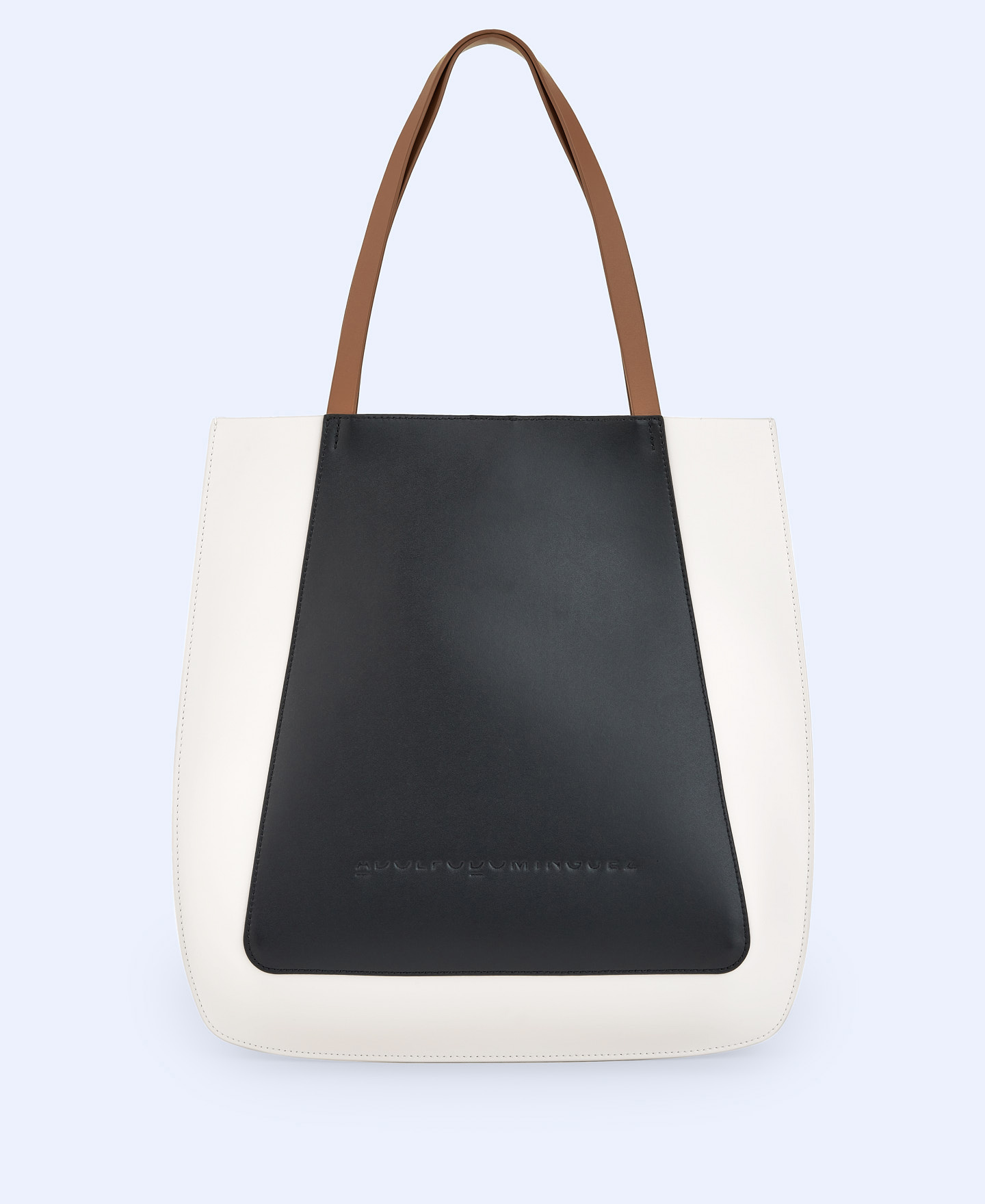 3-colour vachetta leather shopper image number 0