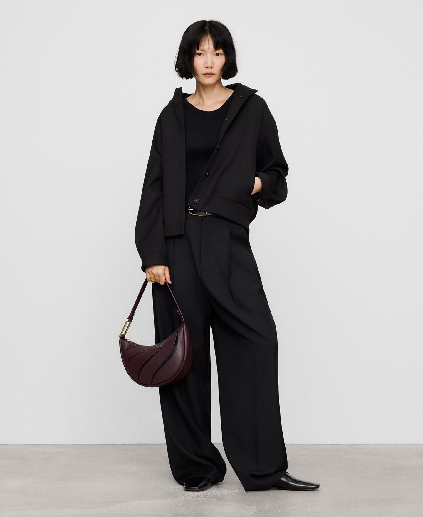 Sac &agrave; &eacute;paule bicolore Luna image number 4