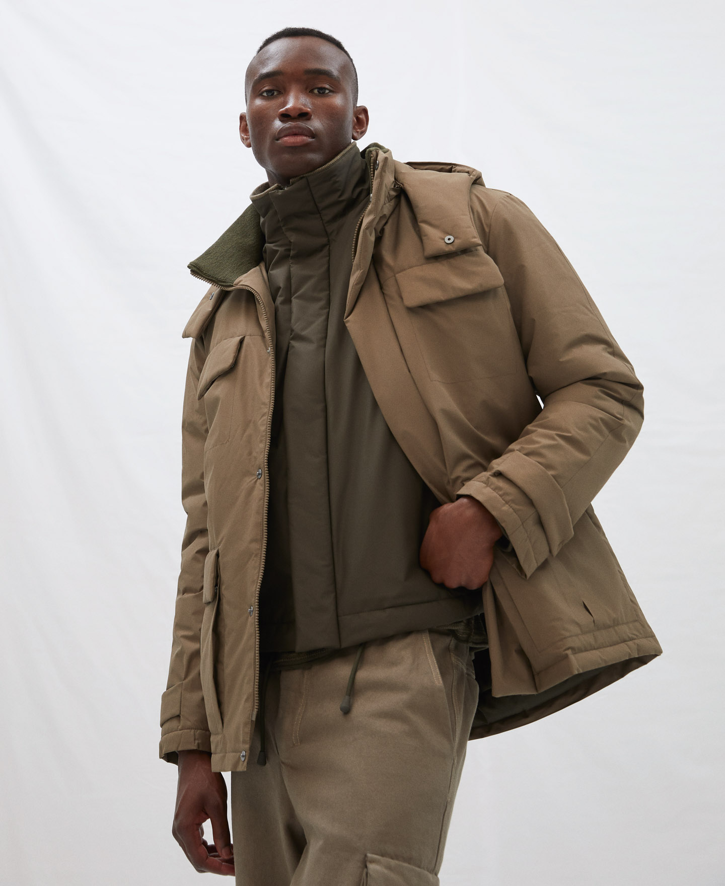Parka en nylon acolchado image number 0