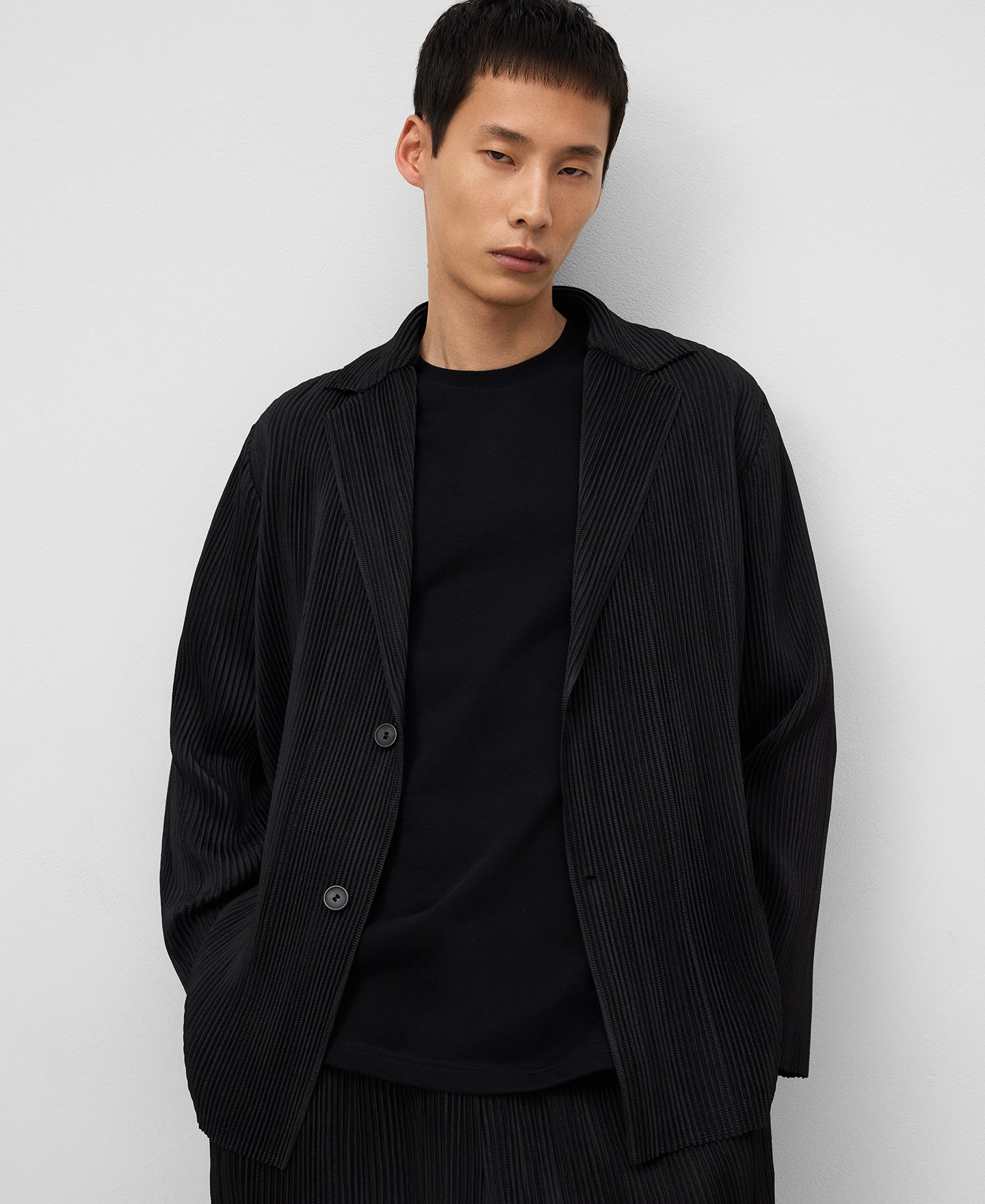 Blazer crinkle hombre image number 0
