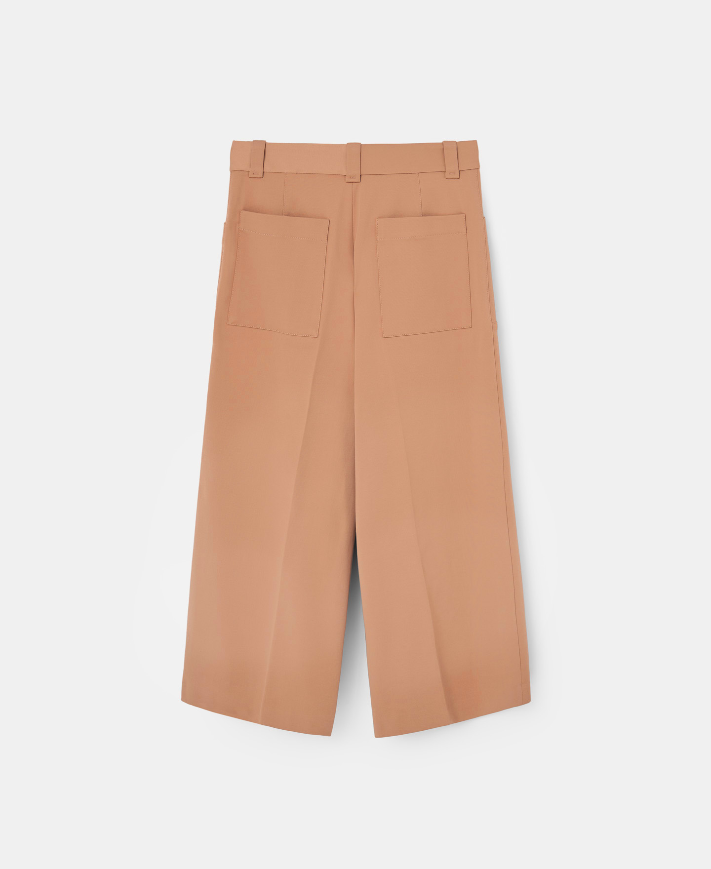 High-waist straight trousers in cotton image number 5
