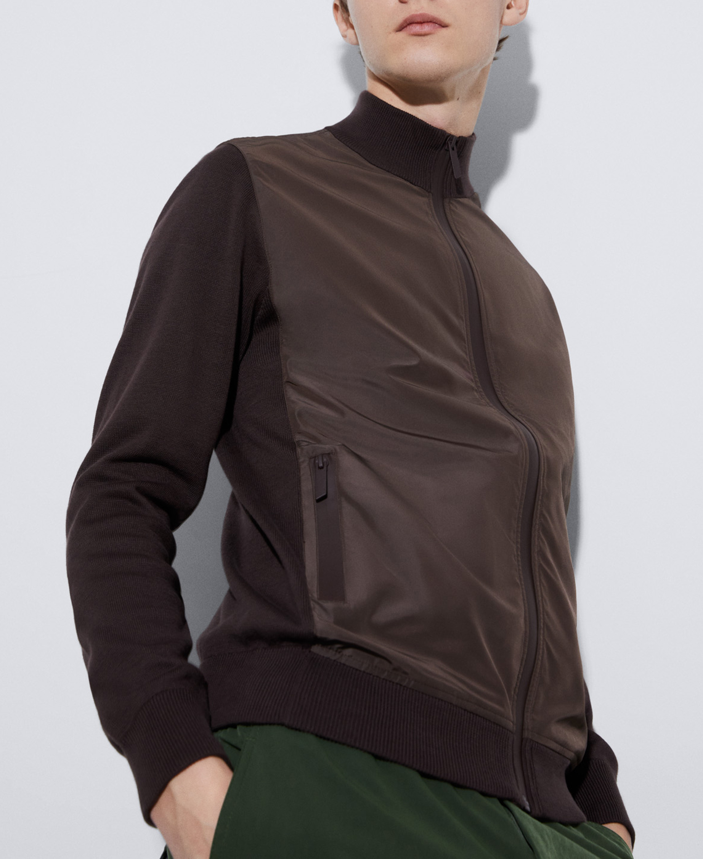 Bomber jacket in responsible cotton image number 0